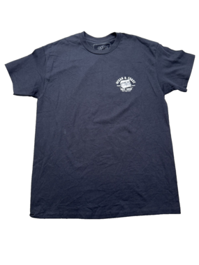 Ocean & Coast Shirt Mens Small Navy Blue Bait Shop Fishing Graphic Cotton Tee